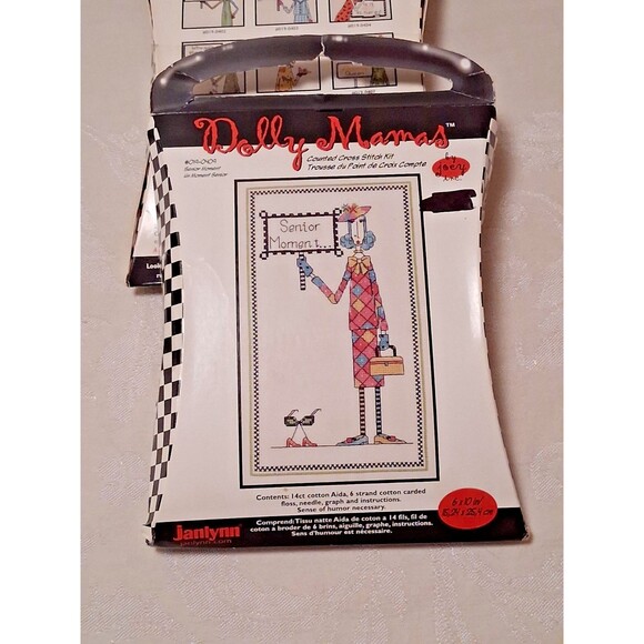 Janlynn Dolly Mamas Senior Moment NEW Counted Cross Stitch Kit 019-0409 - Picture 1 of 2
